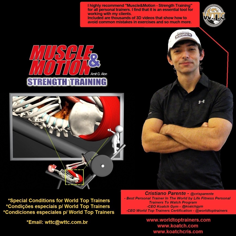 Muscle & Motion - 4 Mil Videos 3D Sobre Exercícios(Clique na imagem e leia a descrição abaixo) // 4.000 Educational Videos About Exercises