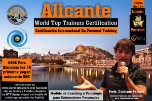 Alicante - España - Certificación Mundial en Personal Training - Curso de Coaching y Psicología - 09/06/2019 - De las 08h a las 12h