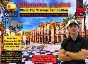 Villanueva y Geltrú - España - 05/junio/2019 - Certificación Mundial en Personal Training - Curso de Marketing, Gestión, Ventas y Carrera del Personal Trainer - 09h-13h