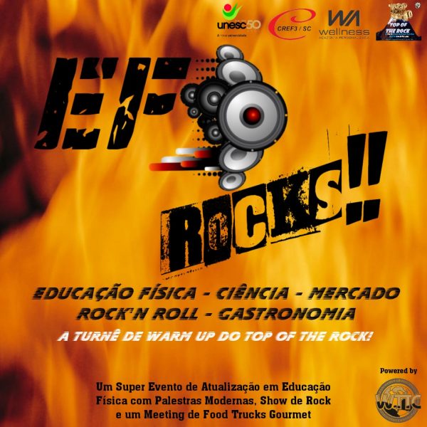 Congresso EF Rocks! - A turnê de Warm up do TOP OF THE ROCK - Criciúma - SC - 18/05/2019