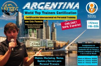 Argentina (online) - Modulo de Marketing, Ventas, Gestión y Carrera para Personal Trainers - Certificación Mundial en Personal Training WTTC