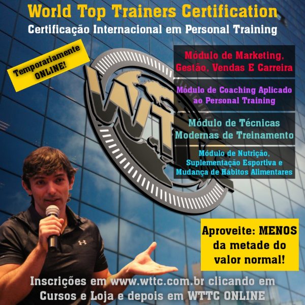 ONLINE - Técnicas Modernas de Treinamento – Certificação Internacional em Personal Training